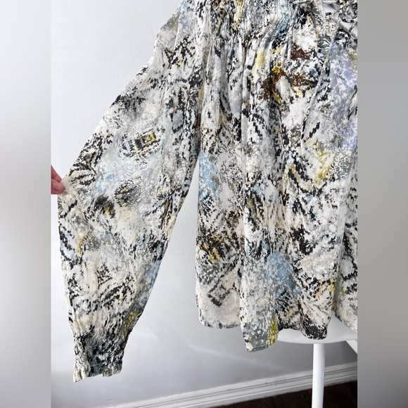 IRO Kleok Blouse Silk Blend Large (40) - Picture 4 of 15